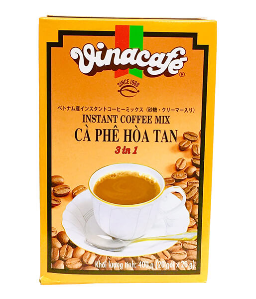 VINACAFE ベトナム産インスタントコーヒーミックス(砂糖とクリーム入り)400g (20gx20袋入り)